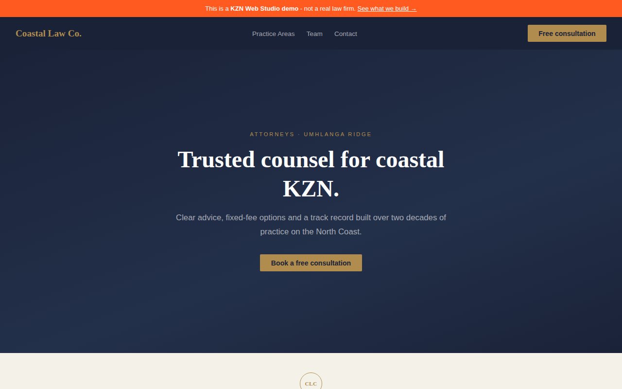Coastal Law Co. demo